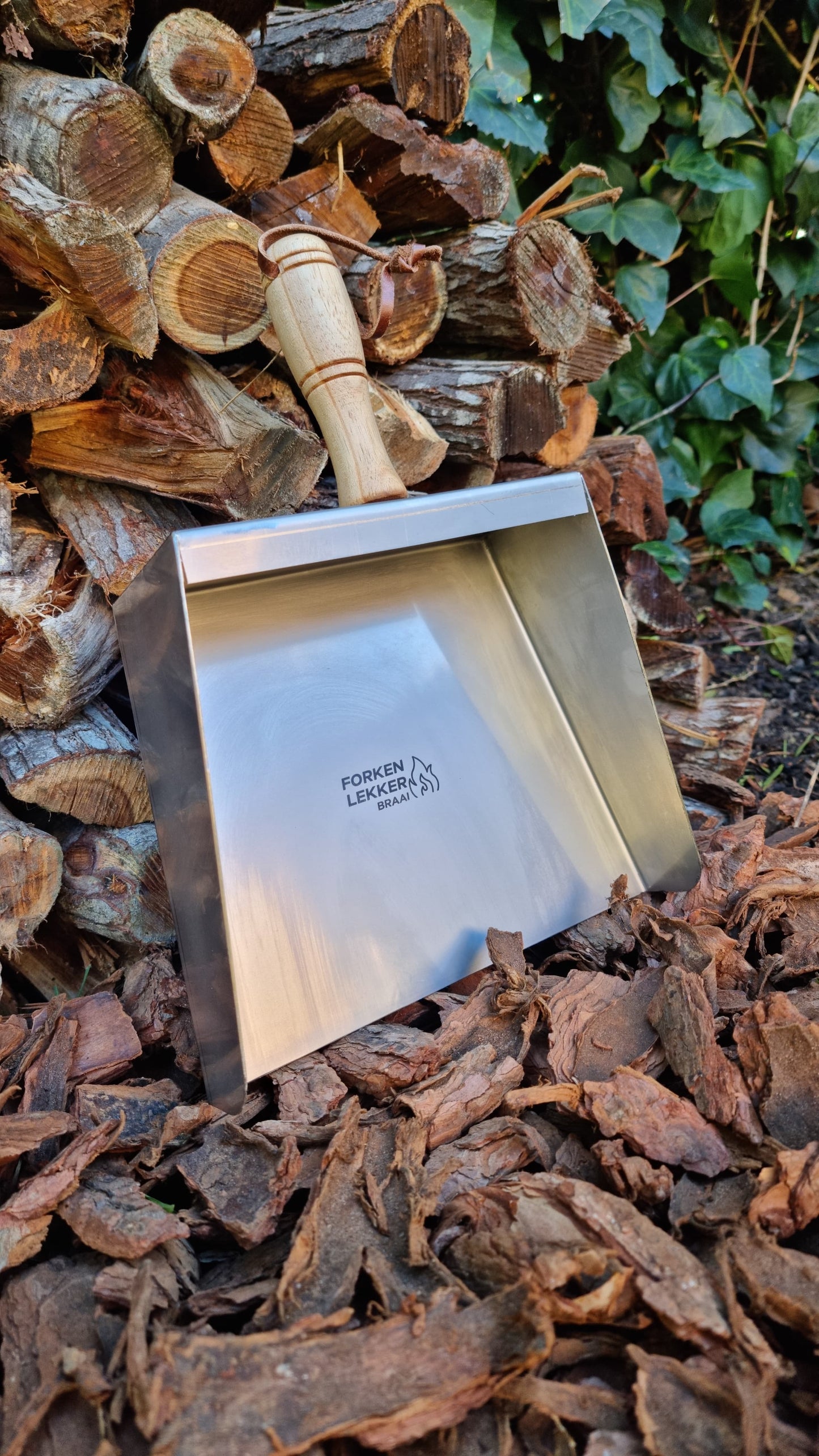 Forken Lekker Braai Dust Pan – Stainless Steel