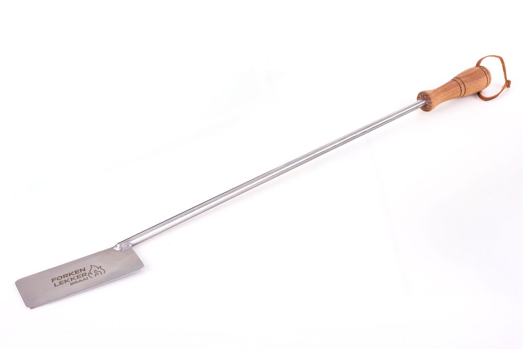 Forken Lekker Braai Scraper – stainless steel blade front view