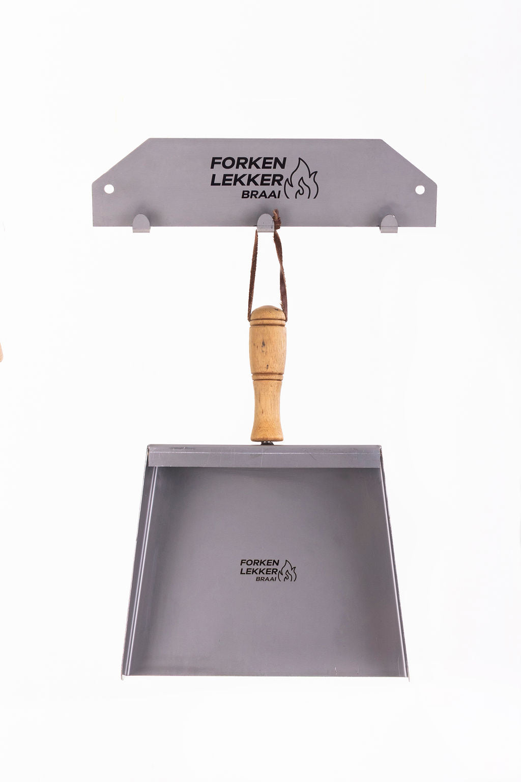 Forken Lekker Braai Wall Hanger 3 Hook – stainless steel hook detail