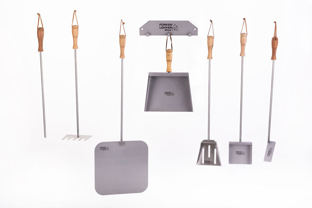 Forken Lekker Braai Wall Hanger 3 Hook – front view empty
