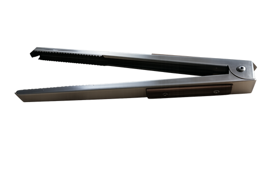 Braai Tong Stainless Steel 400mm – full length product shot