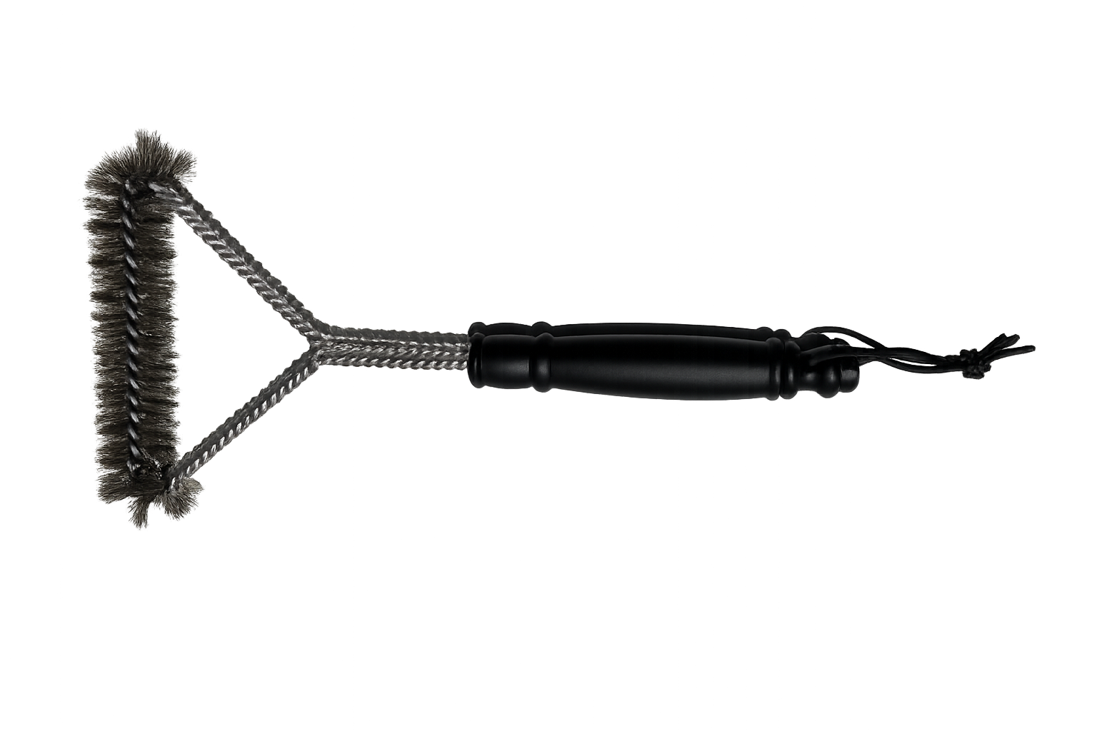 Braai Grid Cleaner Brush – stainless steel brush front view