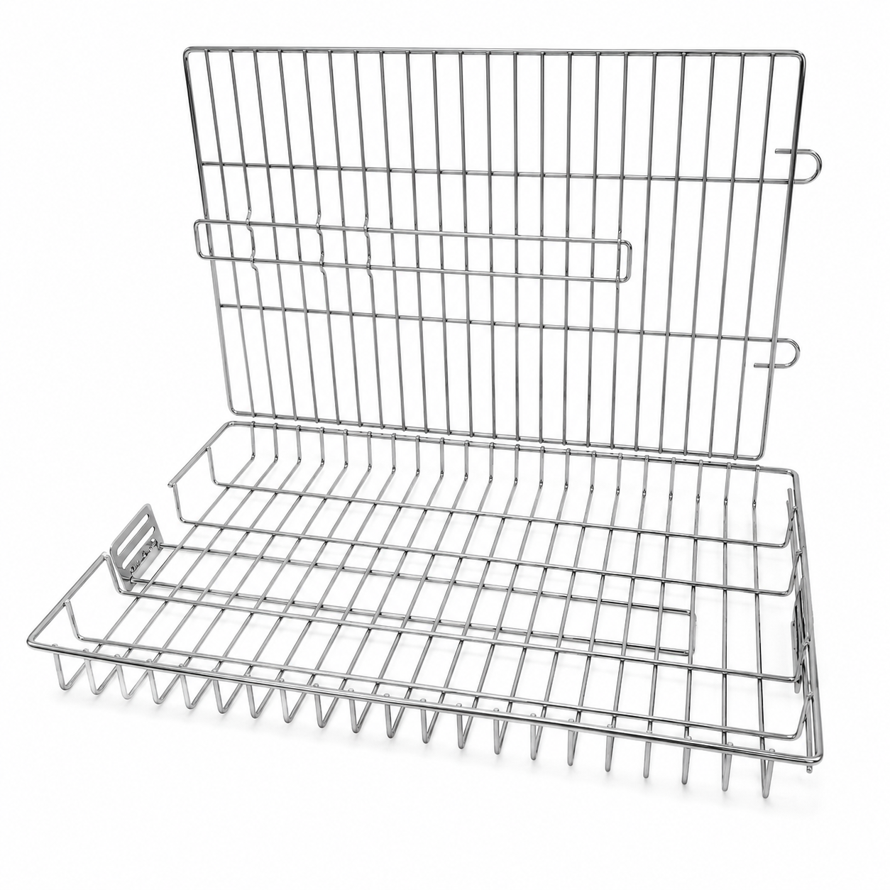 CAM Braai Grid Deluxe Long 45x30cm with Bag – 304 Stainless Steel