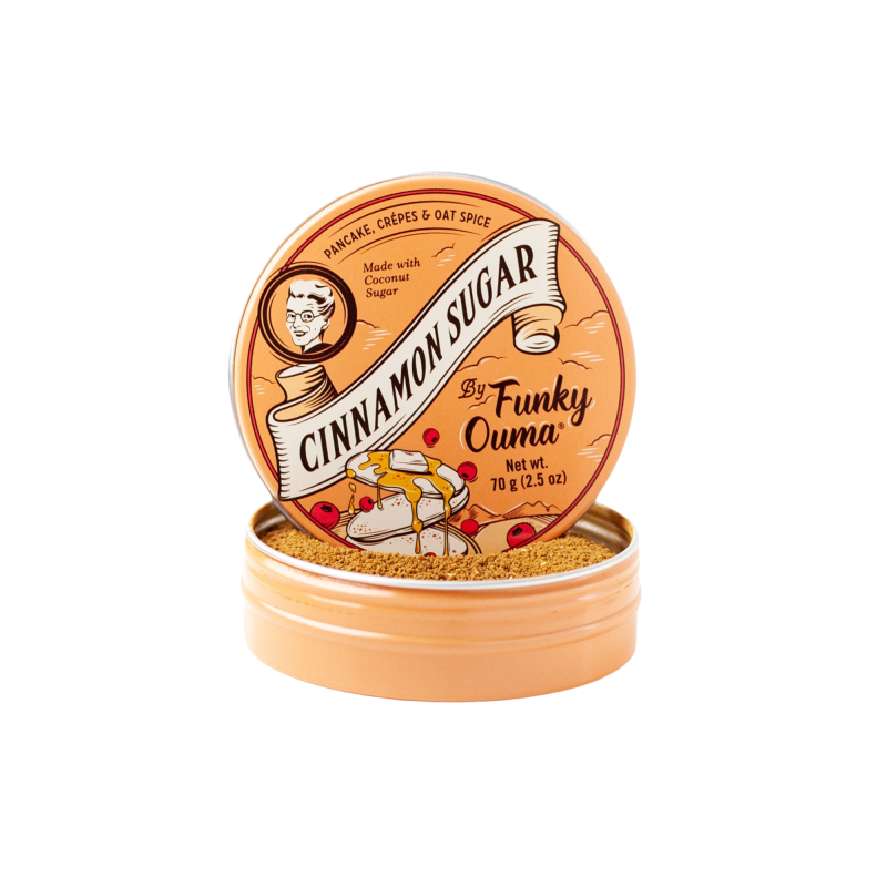 Funky Ouma Travelling Tiny Taster 5 Pack – lifestyle shot at the braai